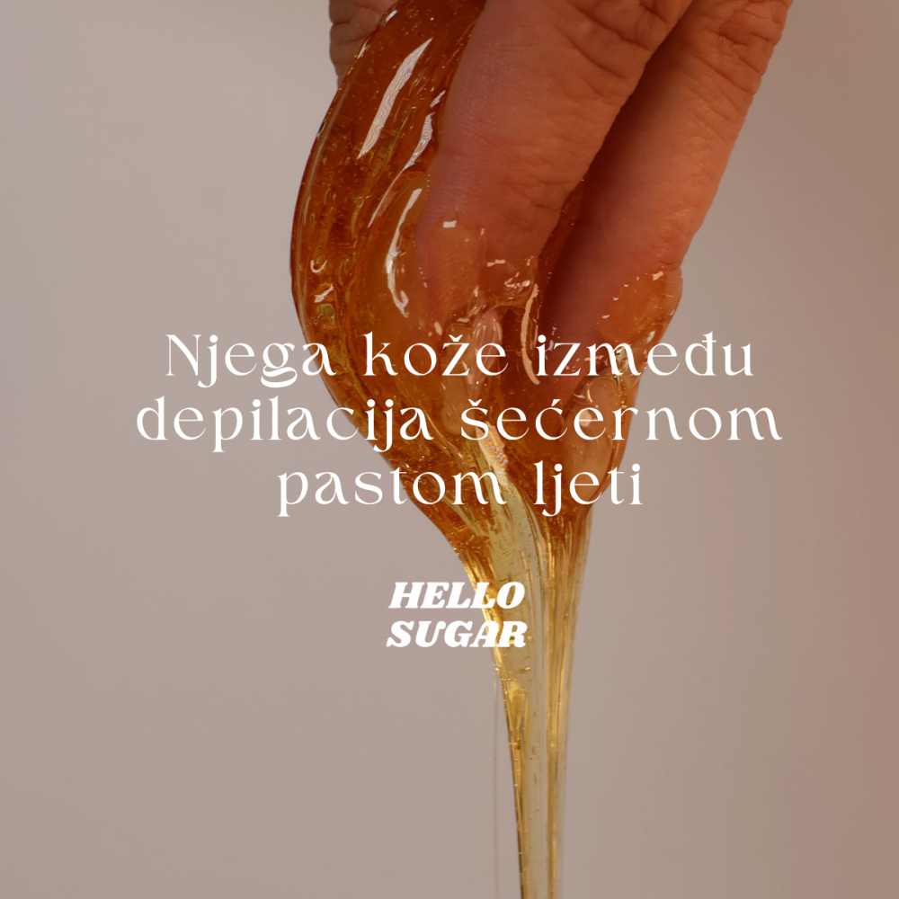 Njega kože između depilacija šećernom pastom ljeti