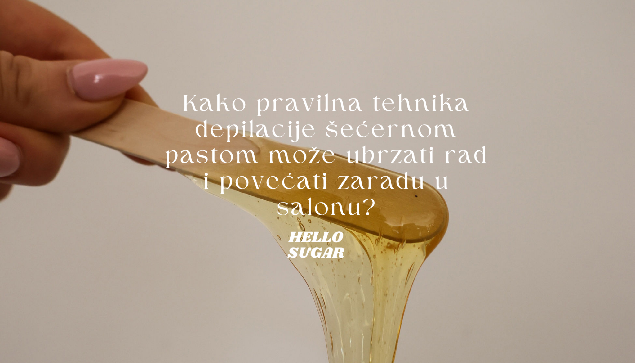 pravilna tehnika depilacije šećernom pastom